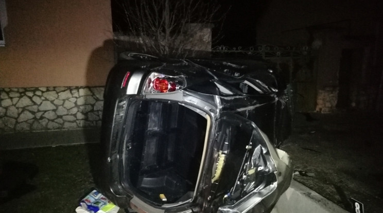 Halálos baleset történt Mezőlakon / Fotó: Police.hu