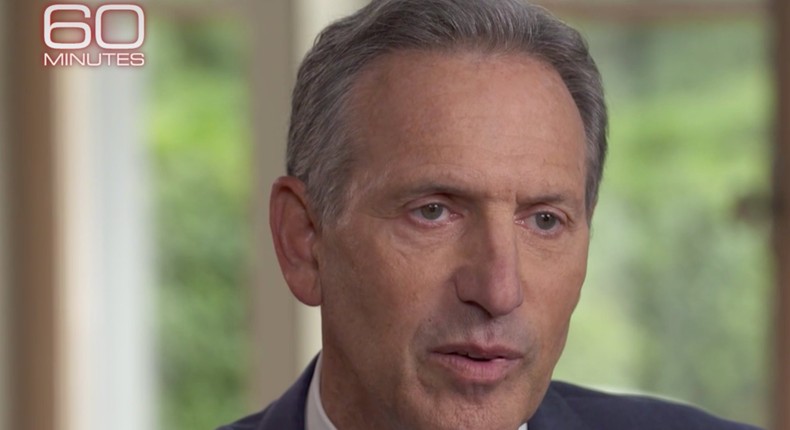 Former Starbucks CEO Howard Schultz on