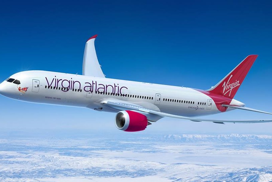 Lot VS8 Virgin Atlantic trwał 9 godz. i 34 minuty