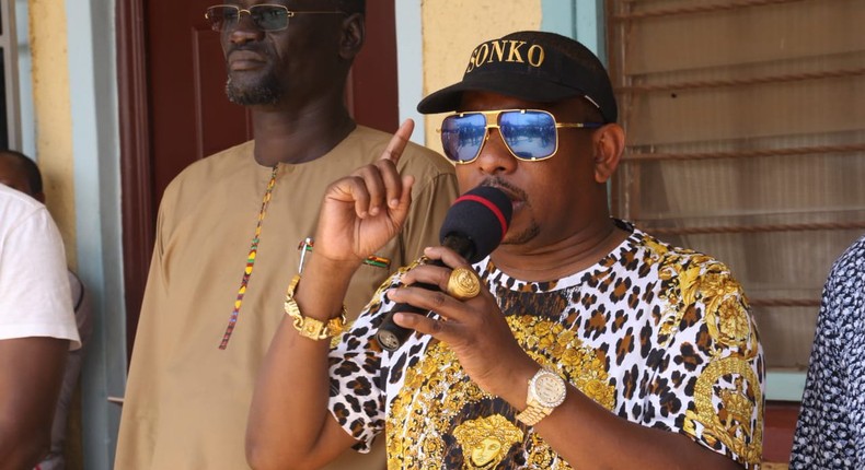 Nairobi Governor Mike Sonko during a recent visit to Turkana County (Twitter)