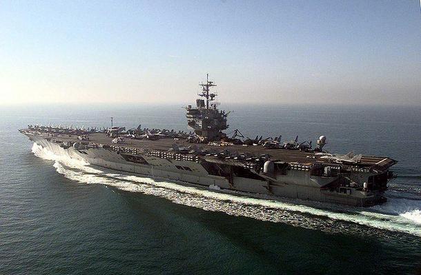 USS Enterprise zwrot zatoka perska 
