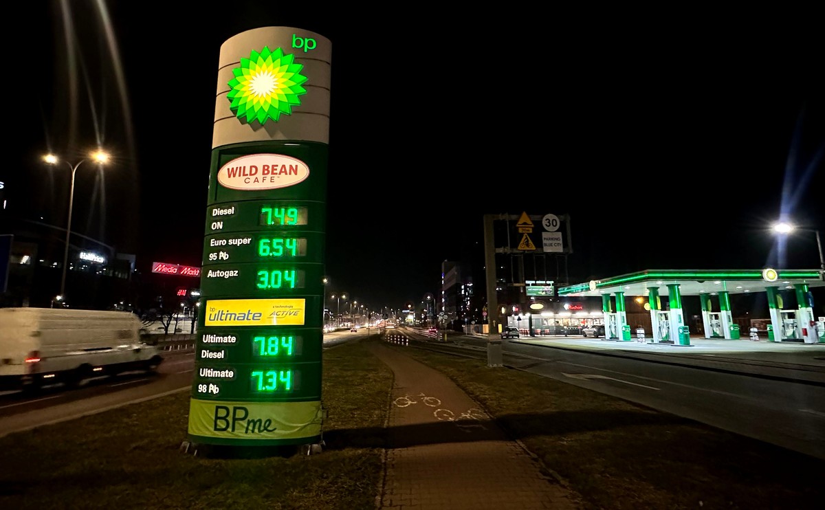 Stacja BP ceny paliw