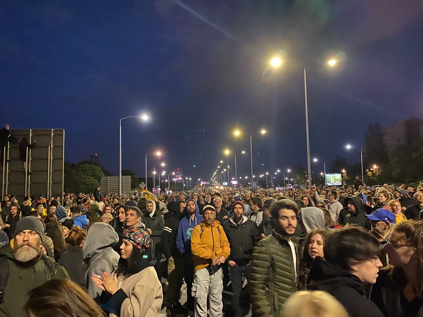 Pred kraj protesta na Novom Beogradu