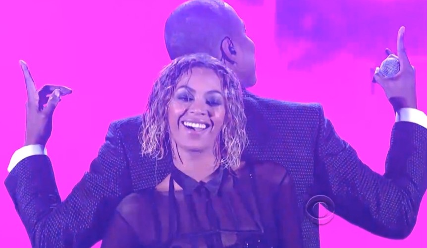 Beyoncé i Jay Z na gali Grammy 2014