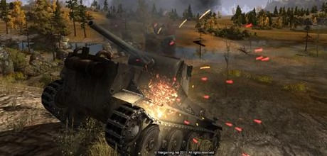 Screen z gry "World of Tanks"