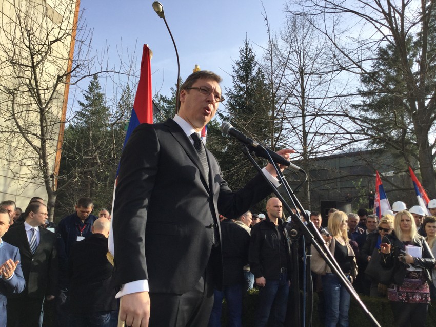 Aleksandar Vučić u Trepči