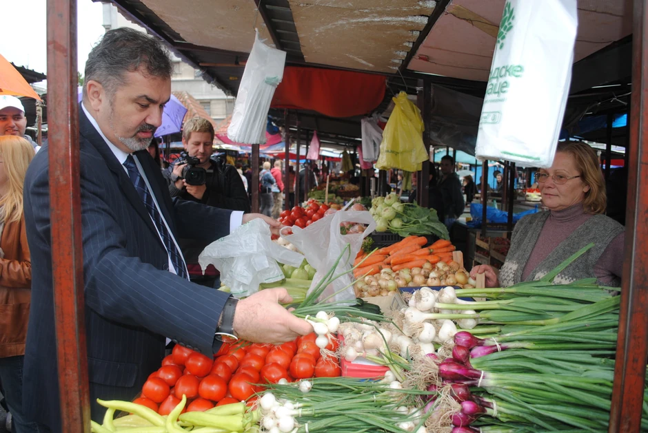 Direktor "Gradskih pijaca" Predrag Veinović učestvovao je u akciji
