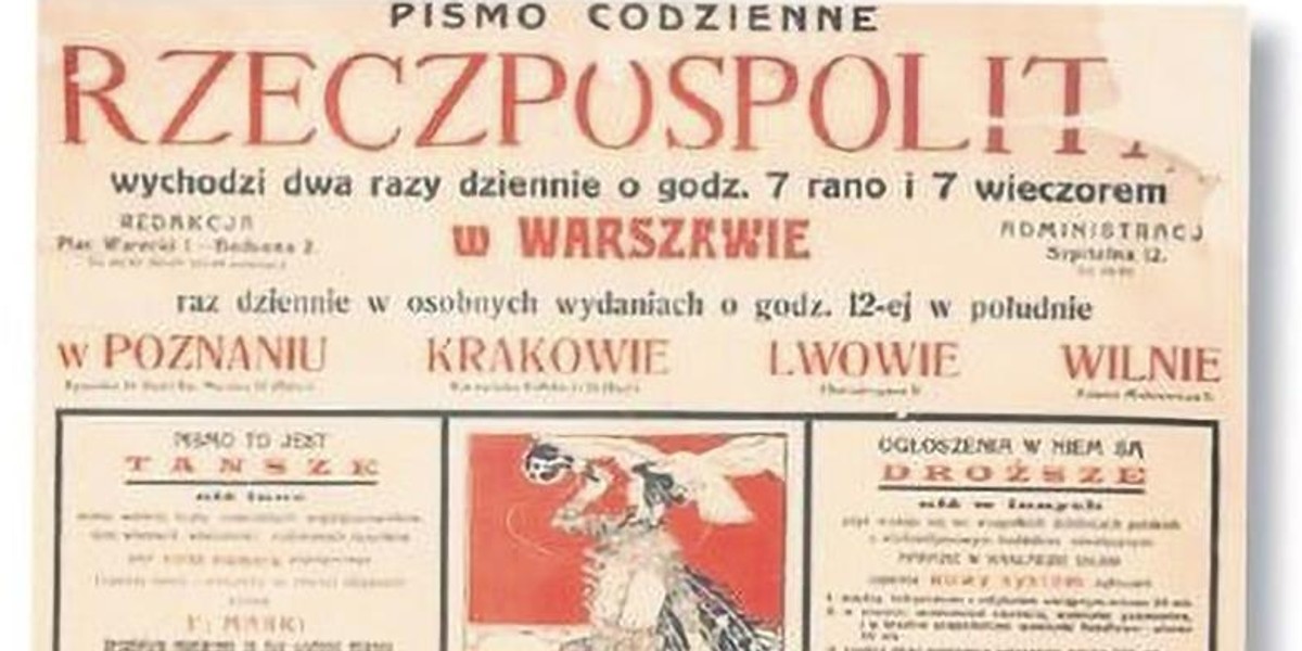 „Rzeczpospolita” ma już sto lat