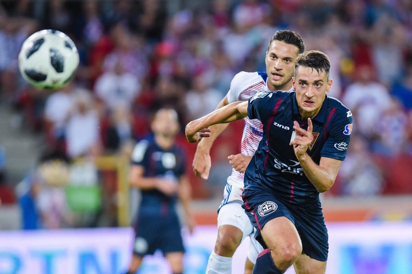 Pilka nozna. Ekstraklasa. Zaglebie Sosnowiec - Pogon Szczecin. 03.08.2018