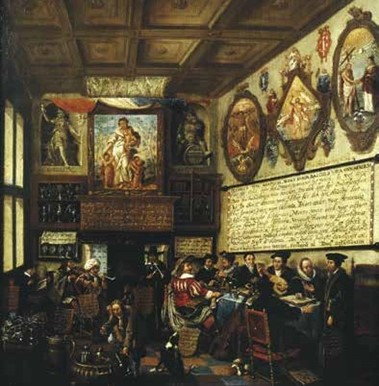Anonim, Izba retoryków, 1659. Frans Hals Museum, Haarlem
