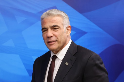 Szef izraelskiego MSZ Yair Lapid.