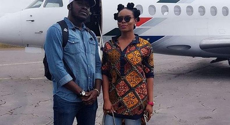 Yemi Alade and manager Taiye Effizy' Aliyu