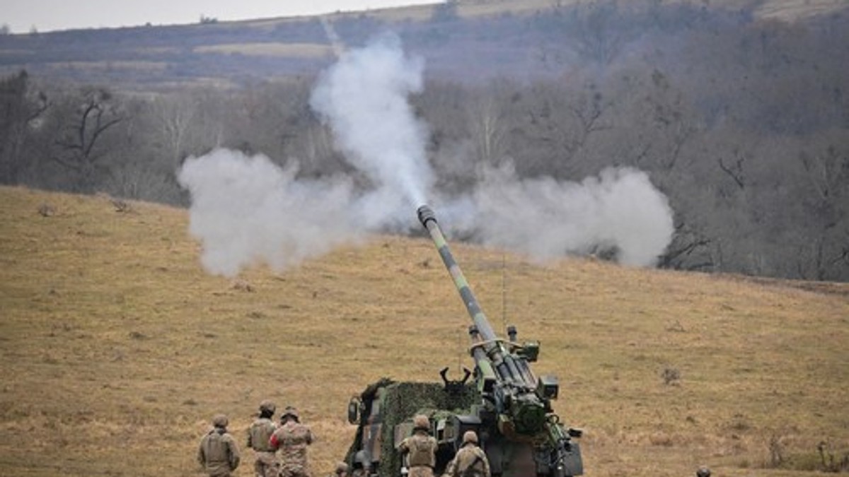 Francuski vojnici na vojnoj vežbi