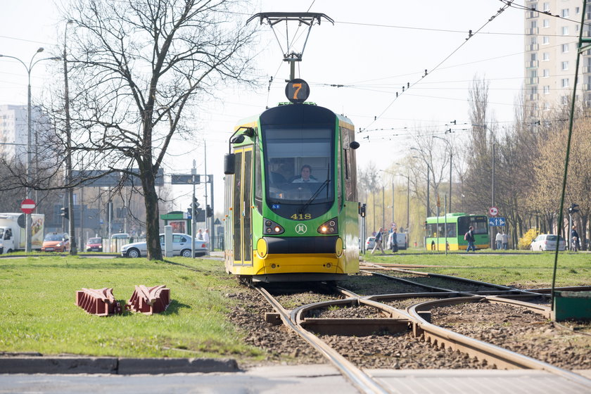 Zmiany tras tramwajowych na rondzie Rataje