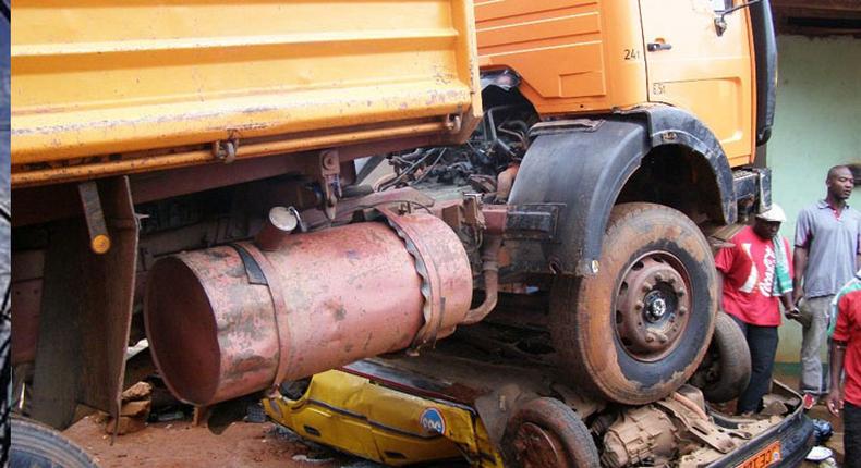 Truck crushes 3 persons to death in Ogun/Illustration. [PM News]