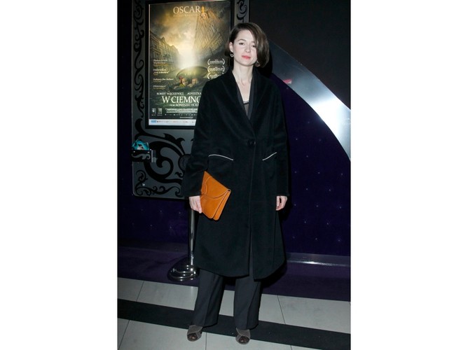 Sandałki zupełnie nie pasują do tego stroju Agnieszki Grochowskiej.