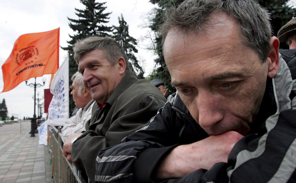 UKRAINA CZARNOBYL PROTEST