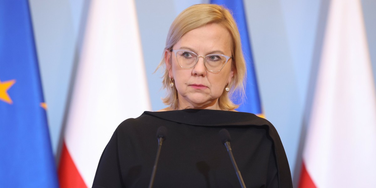 Minister klimatu i środowiska Anna Moskwa