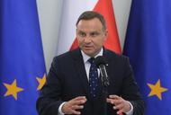 Prezydent Andrzej Duda podczas spotkania, 4 bm. w Pałacu Prezydenckim