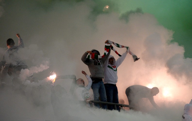 Nieznani Sprawcy obchodzili swoje święto na trybunach stadionu Legii