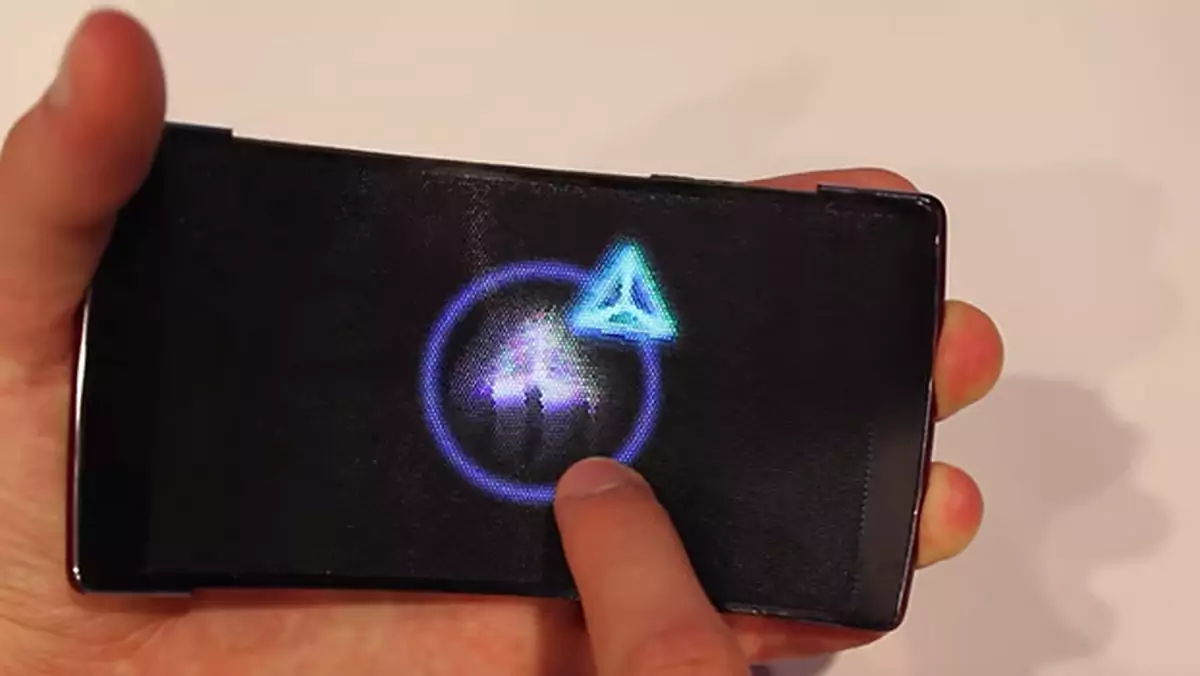 Zobacz „Holograficzny” smartfon przyszłości z elastycznym ekranem
