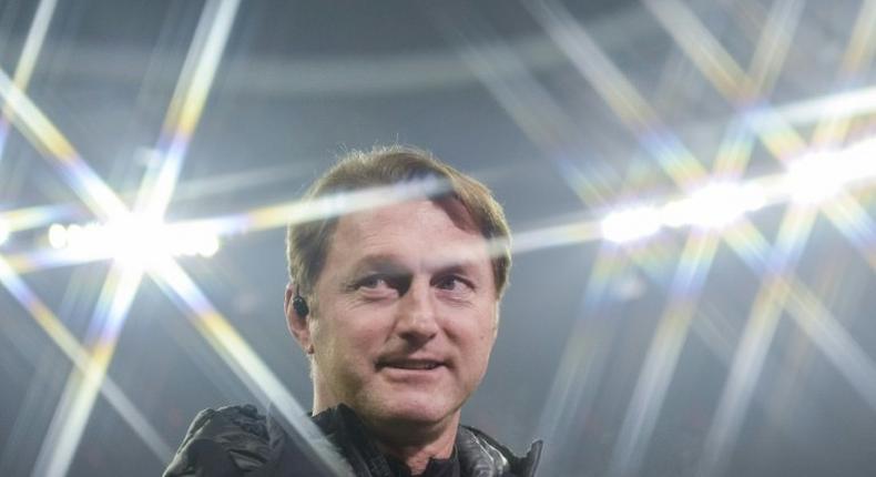 Leipzig's Austrian head coach Ralph Hasenhuettl is pictured prior to the German first division Bundesliga football match FC Bayern Munich vs RB Leipzig in Munich, Germany, on December 21, 2016