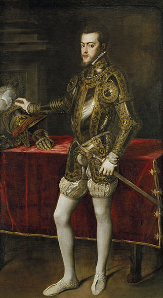 Filip II Habsburg, król Hiszpanii i Portugalii to jeden z władców cierpiących na artretyzm.