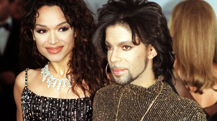 Prince és exfelesége Mayte Garcia 1999-ben/Fotó:Northfoto