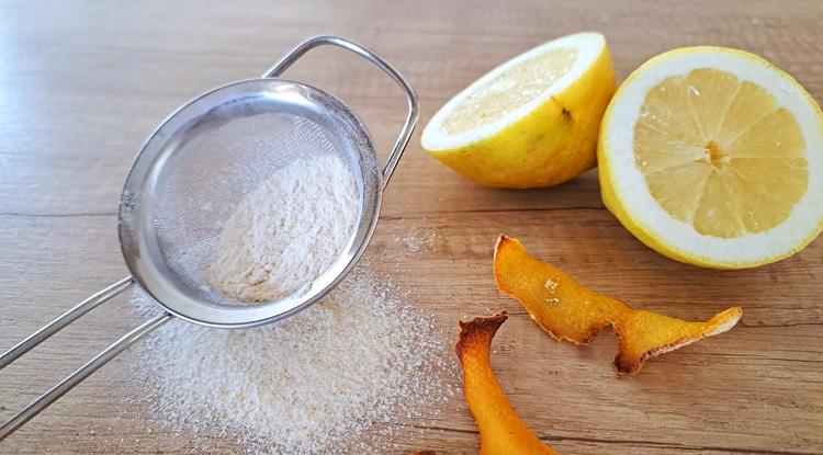 A citromos cukor csodás ízt ad a desszerteknek Fotó: Szűts Petra