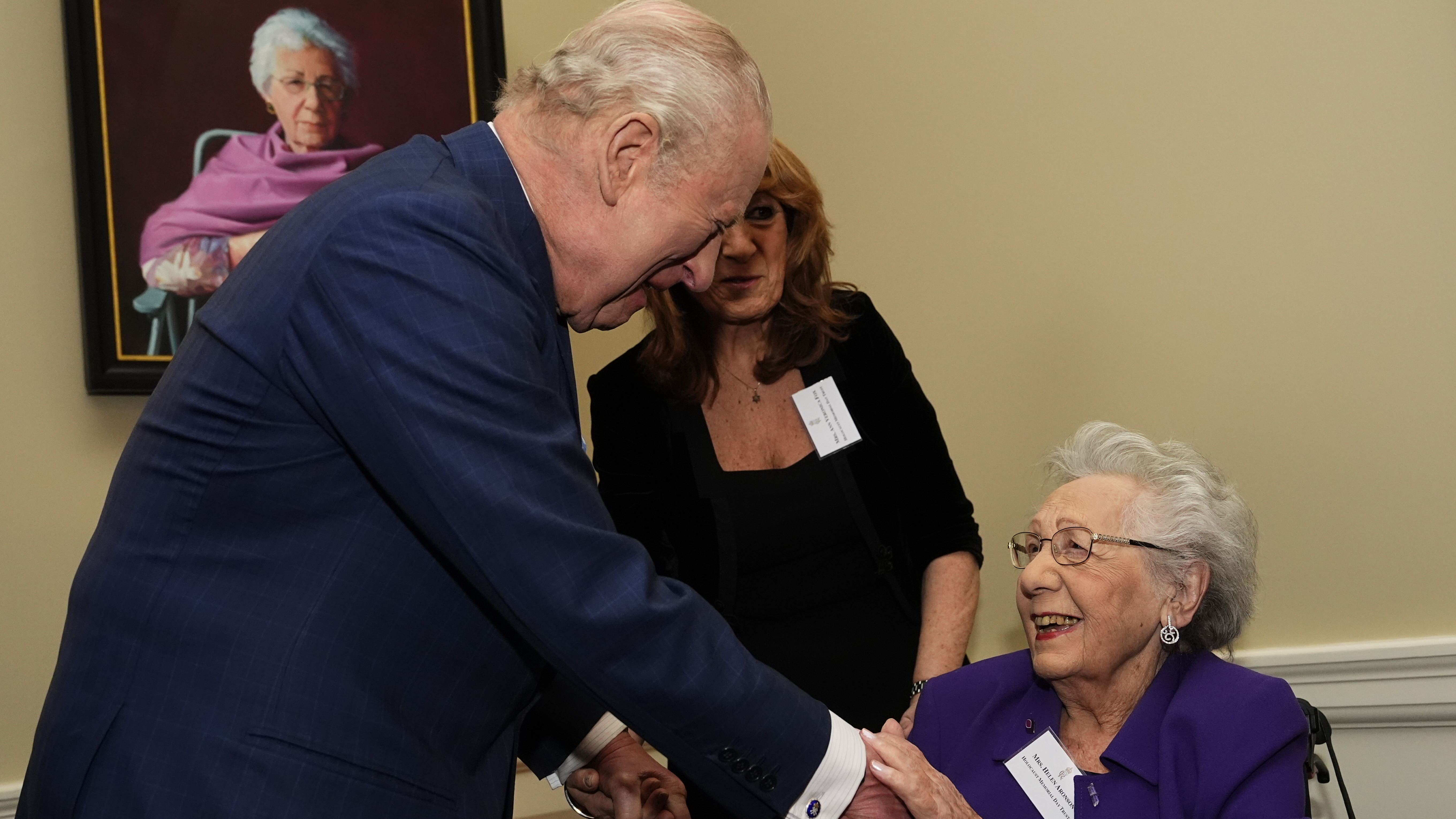 King honours 100-year-old Holocaust survivor he's known for two decades