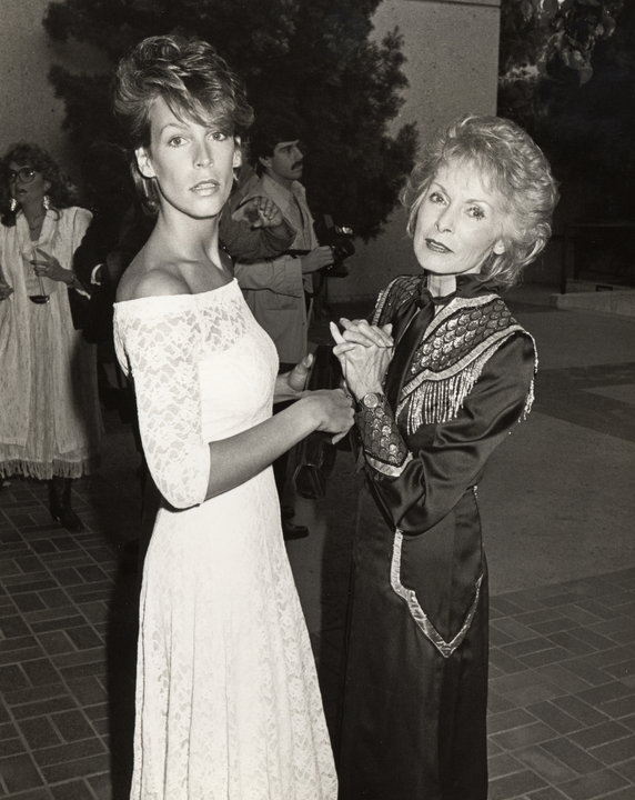 Janet Leigh z córką Jamie Lee Curtis (1984 r.)
