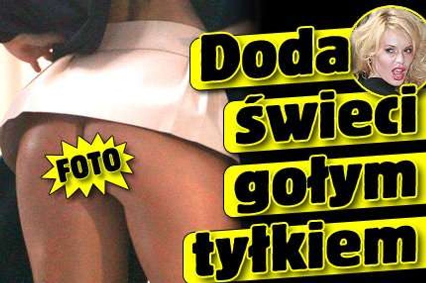 Doda świeci gołym tyłkiem. Foto