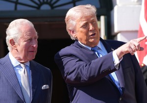 Kraj Čarls i Donald Tramp