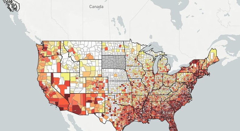 Trump just promised to end the HIV epidemic. This map shows the areas ...