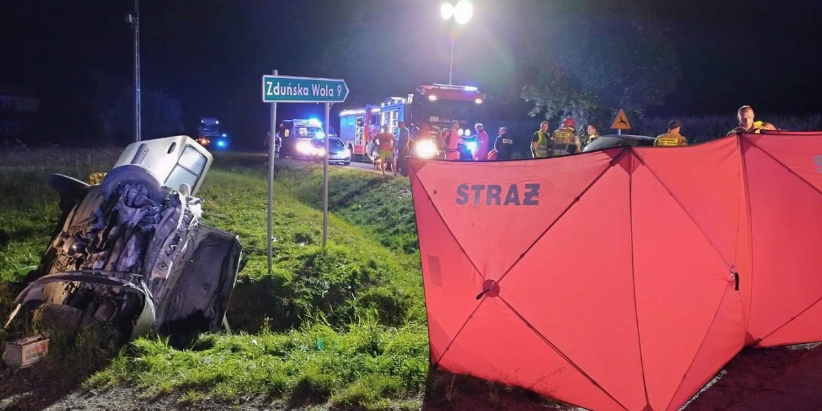 Dramatyczny wypadek wydarzył się w miejscowości Pstrokonie. 