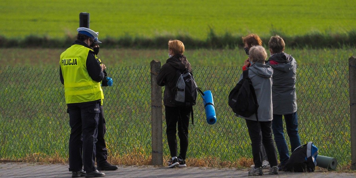 Nie pójdą na Jasną Górę. Pielgrzymka zatrzymana przez policję