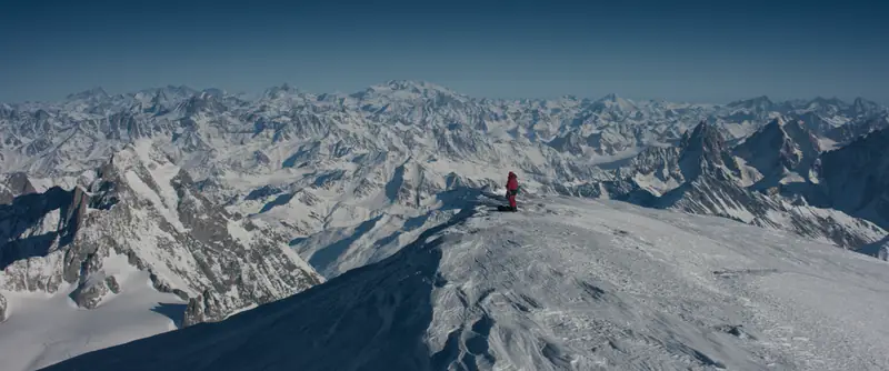 Kadr z filmu &quot;Broad Peak&quot;,  reż. Leszek Dawid 