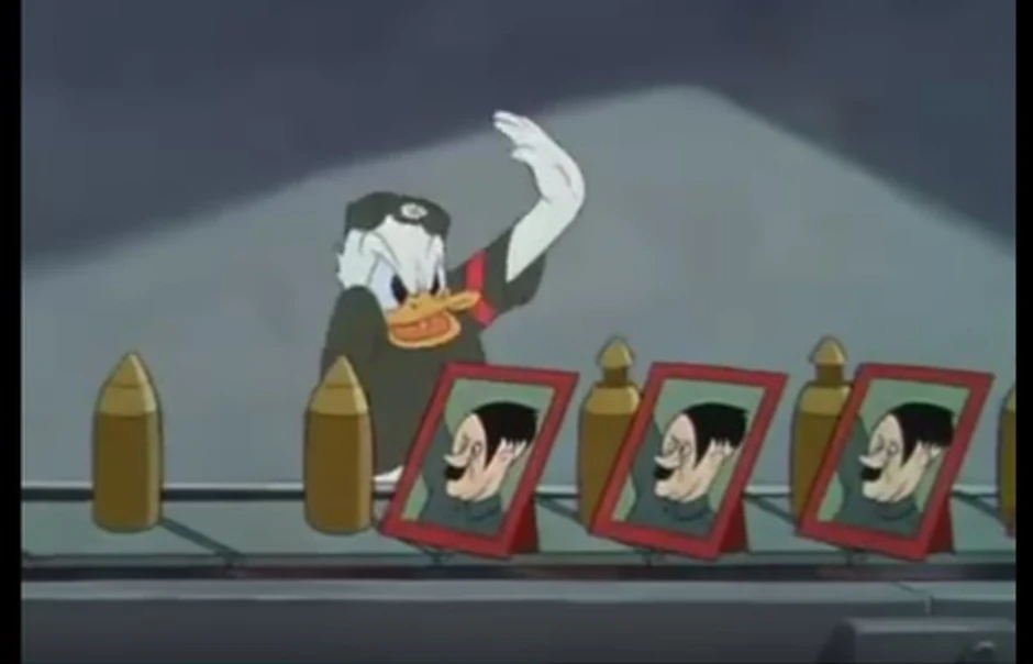 Paja Patak u epizodi "In der Fuhrer face"