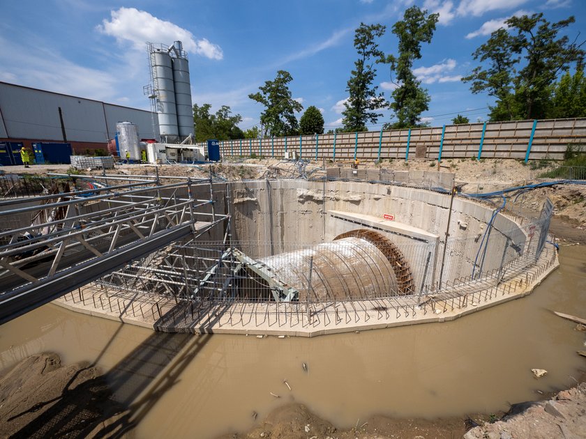 Protest podwykonawców na budowie tunelu średnicowego. "Nie płacą nam od marca"