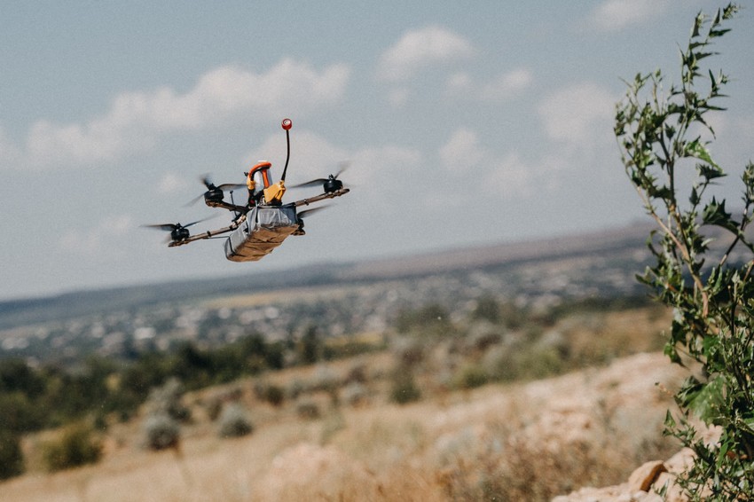 Ukrajinska vojska sa dronom