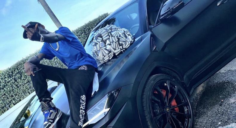 Ghanaian rich kid PrinceTod cops new Lamborghini posh car worth over $250,000