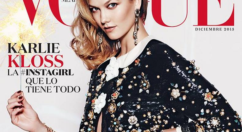 Karlie Kloss covers Vogue Mexico December 2015 issue