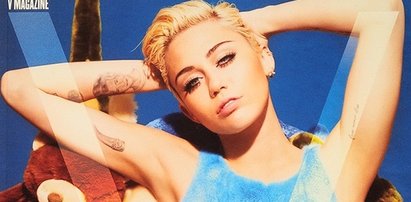 Miley na wrześniowej okładce "V Magazine"