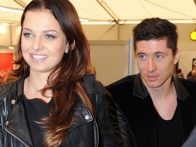 Anna Stachurska i Robert Lewandowski