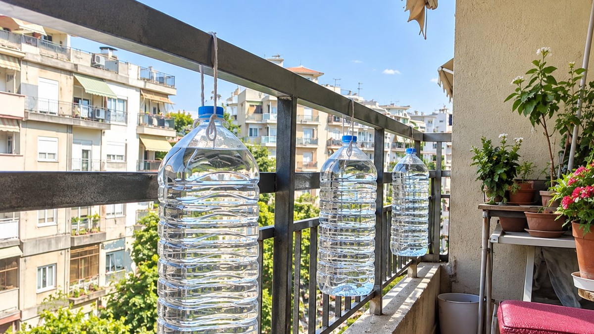 Evo zašto svi kače plastične flaše sa vodom na balkone