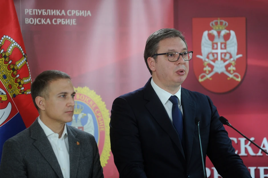 Nebojša Stefanović i Aleksandar Vučić