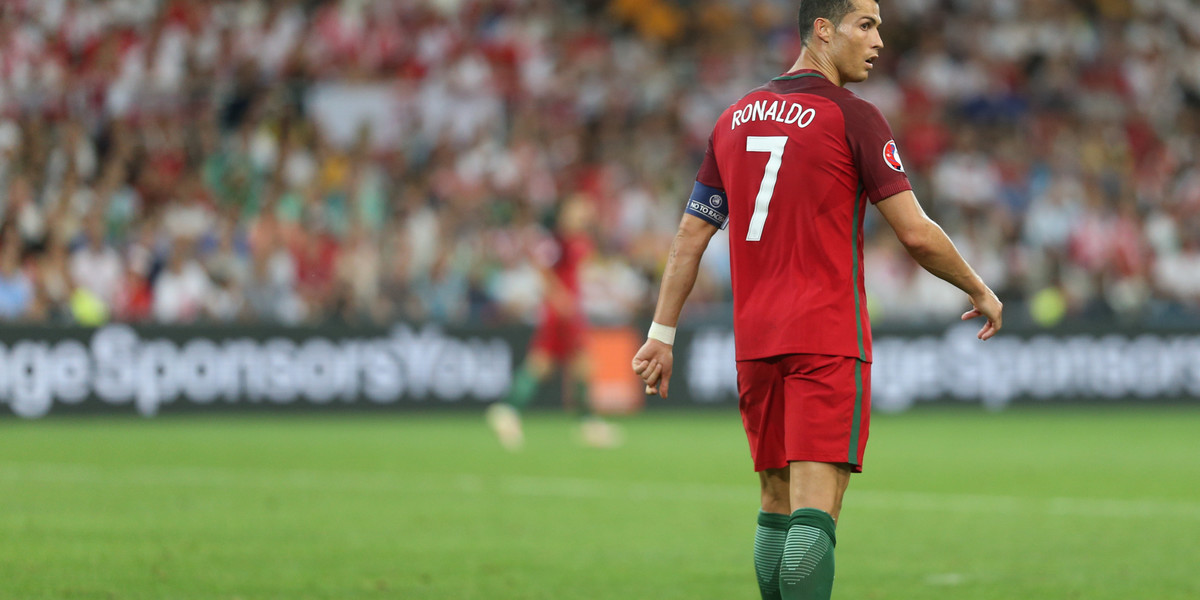 Cristiano Ronaldo w meczu reprezentacji Portugalii