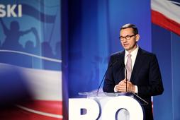 Mateusz Morawiecki na konwencji PiS w Katowicach