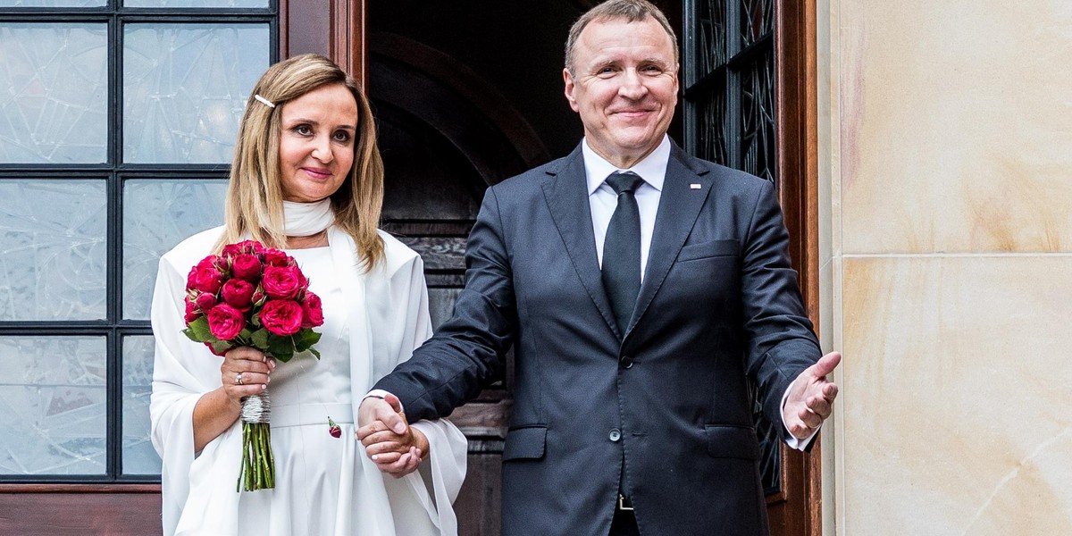 Jacek Kurski i Joanna Kurska