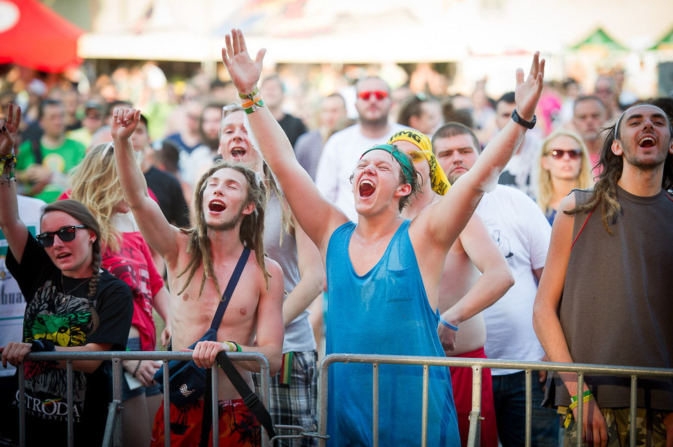 Ostróda Reggae Festival: publiczność na festiwalu